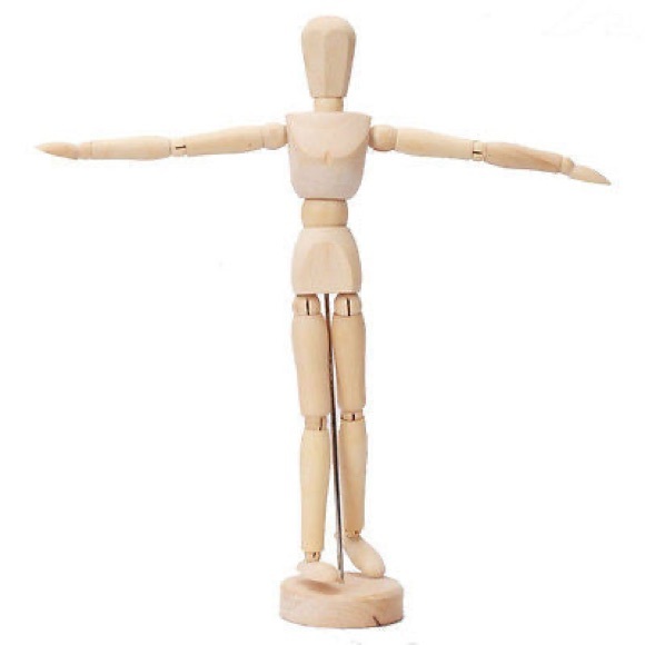 Toyvian 12 Inches Wooden Movable Joint Model 3D Aesthetic Joint Puppet Doll - Picture 4 of 10